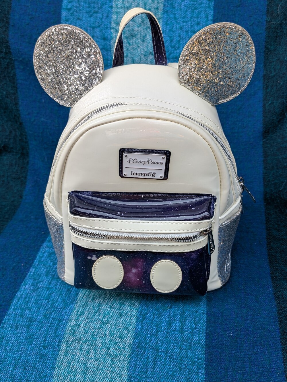 Disney Parks Loungefly Space Mountain Mickey Backpack - Glitter Ears